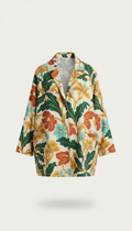 Botanical Patterned Resort Jacket